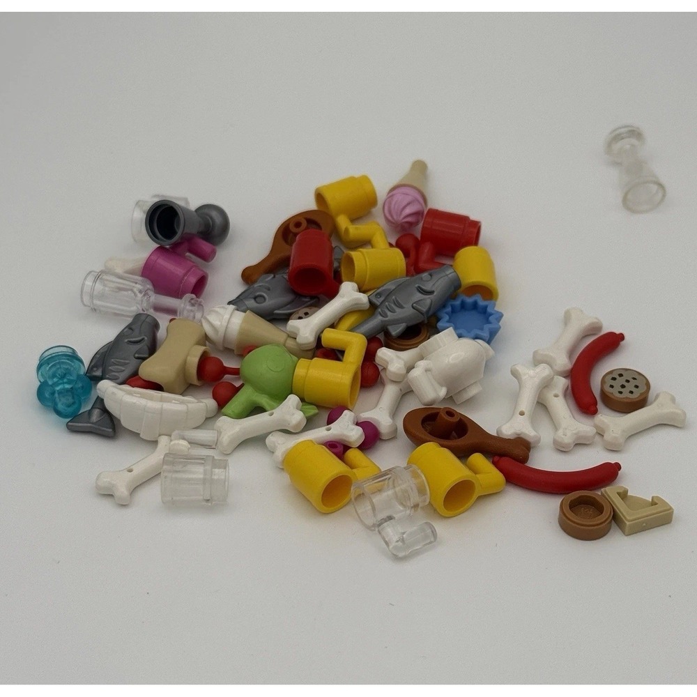 LEGO Piece Minifigs Friends Lego Food Accessories Lot of 50‎ pieces 003